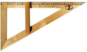 Треугольник дерев. классный С364 30гр.