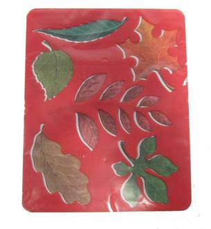 Шаблон с фигурами "Листья деревьев" 10С527