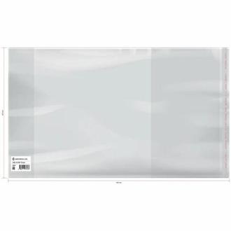 Обложка шк. для учебников  90мкм 243х400 универсальная GL 243.90 с липким краем