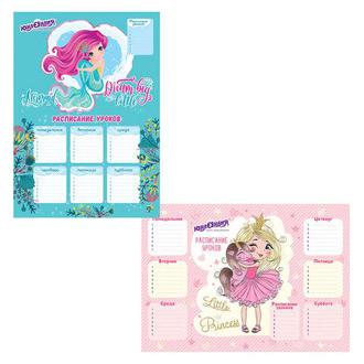 Расписание уроков А3 Для девочек 111652