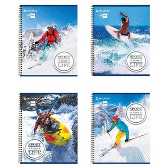 Тетрадь  48л. Brauberg А5 клетка гребень 403056