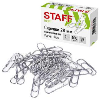 Скрепки 28мм Staff оцинк. 270451