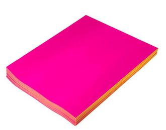 Бумага самокл. А4 розовая флюо СБ (1лист)