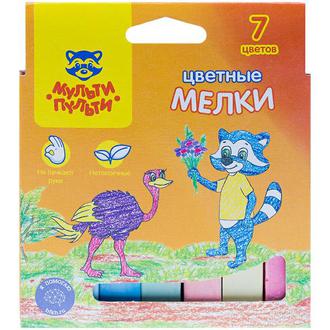 Мел цветной набор 7цв. ЦМ 11130