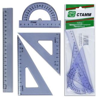 Набор линеек (4предм.) средний НГ03/04 Стамм