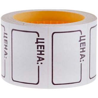 Этикет-лента Спейс 35*25 200шт. белый 4183