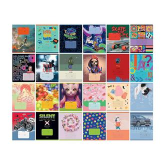 Тетрадь  18л. линия "BG" 11726 Super Mix-24