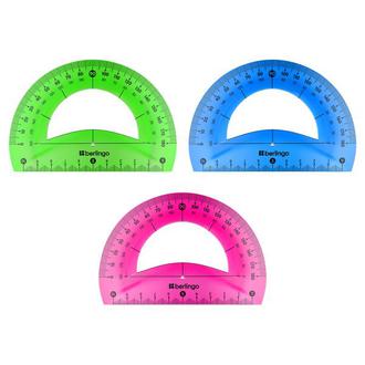 Транспортир 10см Berlingo 10010 гибкий