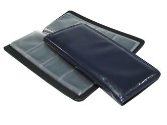 Кляссер на 128 виз. "Index" 26*11,8см кож/зам ICC128/1/BL синий