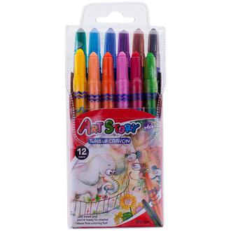 Карандаши восковые 12цв. "Crown" TP-1200MP