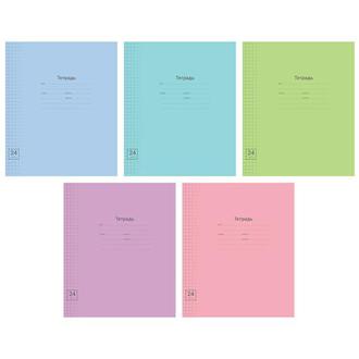 Тетрадь  18л. клетка "Спейс" 2455 Однотонная