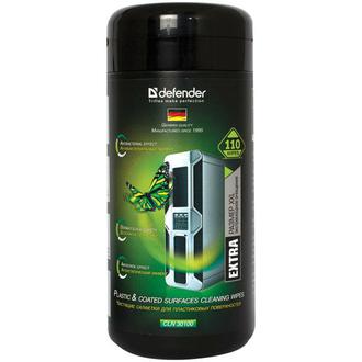 Салфетки влажные чистящие "Defender" 30300 (100шт) в тубе универсальные