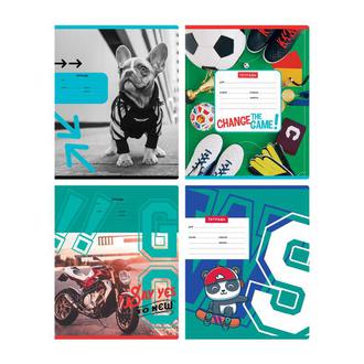 Тетрадь  18л. клетка "BG" 11713 Mix-12 Мальчики