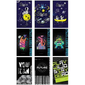 Блокнот 48л. А6 Спейс 29365