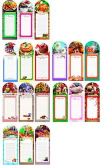 Блок для записи на магните с карандашом "Феникс" 100*280 40л. 33825/37989/990/991