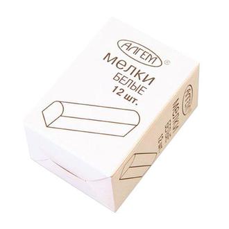 Мел шк.белый  12шт. "Алгем" НМБ-12