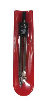 Циркуль школьн. стальной ЦЧ-20-10 Юниор чехол Глобус