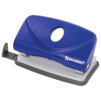 Дырокол "Brauberg"  10л. 227785 синий