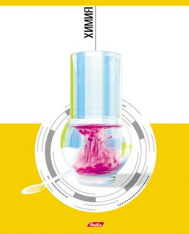 Тетрадь  48 л. Хатбер предм. химия 5048 с выб лаком (светлая)