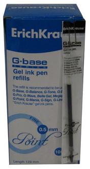 Стержень гелев. "Erich Krause" 0,5мм 129мм G-Base 17914/39008 черный