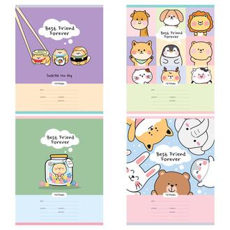 Тетрадь  18л. клетка "Meshu" 50155