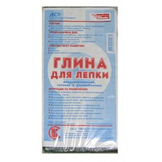 Глина для лепки вакуумированная 1кг Ленстройкерамика