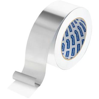 Скотч 48*40м серый алюминиевый 55414