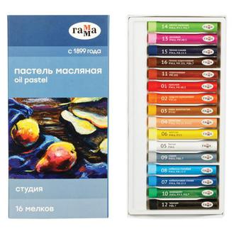 Пастель 16цв. Гамма масл. 160320206