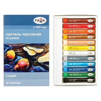 Пастель 12цв. Гамма масл. 160320205