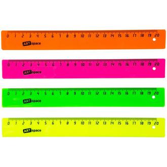 Линейка пластм. 20см 256248