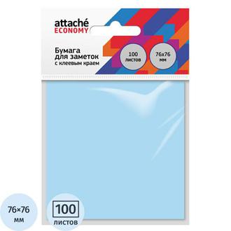 Липкий блок   76*76 100л. Attache 100л. 1407987 синий