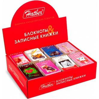 Блокнот 40л. А7 Хатбер гребень Ассорти 40Б7В1гр