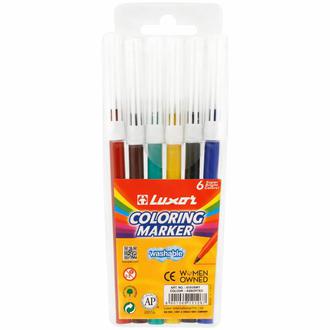 Фломастеры "Luxor"  6цв. 6106