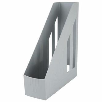 Накопитель д/бумаг верт. "Brauberg" 85мм 230887 серый