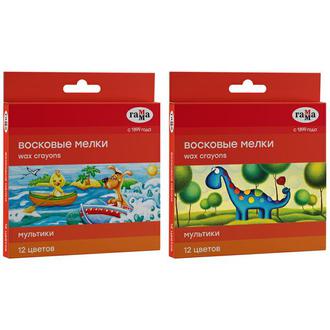 Карандаши восковые 12цв. "Гамма" 2131018_01_29 Мультики