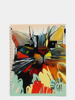 Тетрадь  48л. BG А5 гребень Кот медиум 9841