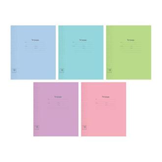 Тетрадь  18л. клетка "Спейс" 2455 Однотонная