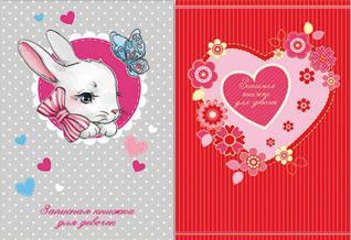 Зап. книжка д/девочек А5 Феникс 25178/181/183/185