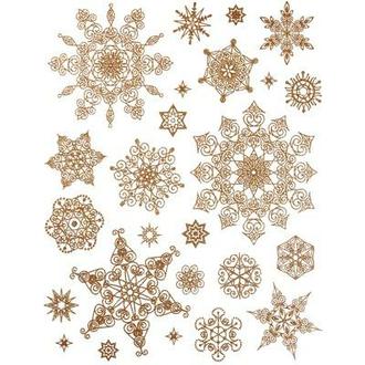 Украшение оконное 300*380 Снежинки 31243/244/248/4