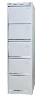 Шкаф-картотека металл. КР-5 (1645*465*630) выдвижных ящиков 5 формат докум. А4/А5 центр. замок 66кг