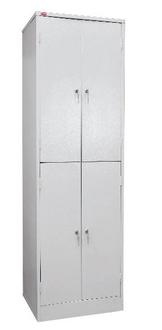 Шкаф металл. ШАМ-24.0 архивный 1860*600*500 2 секции, 4 отделения, 4 полки