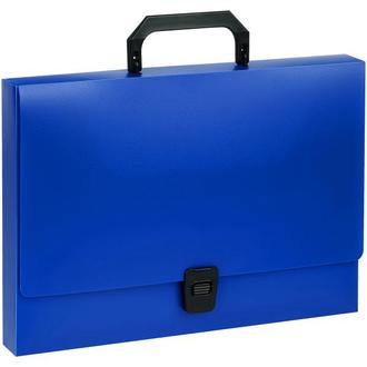 Папка на замке "Спейс" 1 отд. 600мкм синий 10260