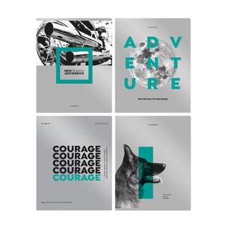 Тетрадь  96л. BG А5 скрепка World of men 11960