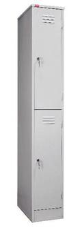 Шкаф металл. ШРМ-12 для хранения одежды 1860*300*500 2 отделения