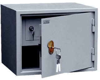 Шкаф металл. КБС-02Т бухгалтерский ВхШхГ (310*420*350) 1 отделение, трейзер 13кг