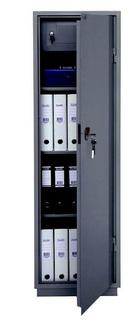 Шкаф металл. КБС-031Т бухгалтерский ВхШхГ (1560*470*395) 1 отделение, 3 полки, трейзер 55кг