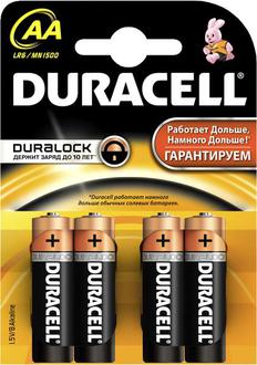 Элемент питания Duracell АА (LR6) цена за 1шт.