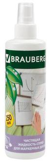 Спрей д/чистки магн. досок 250мл "Brauberg" 510119