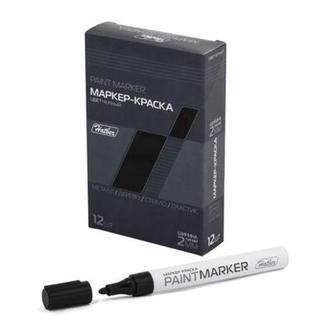 Маркер-краска Hatber 2мм черный 2BP 20101