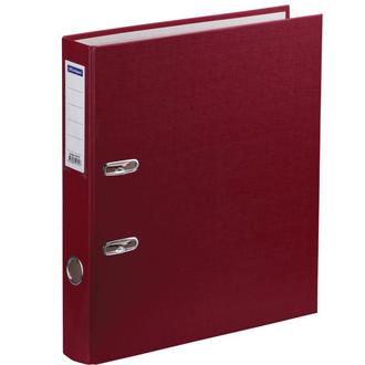 Папка 50мм "OfficeSpace" б/вин бордовая 162570